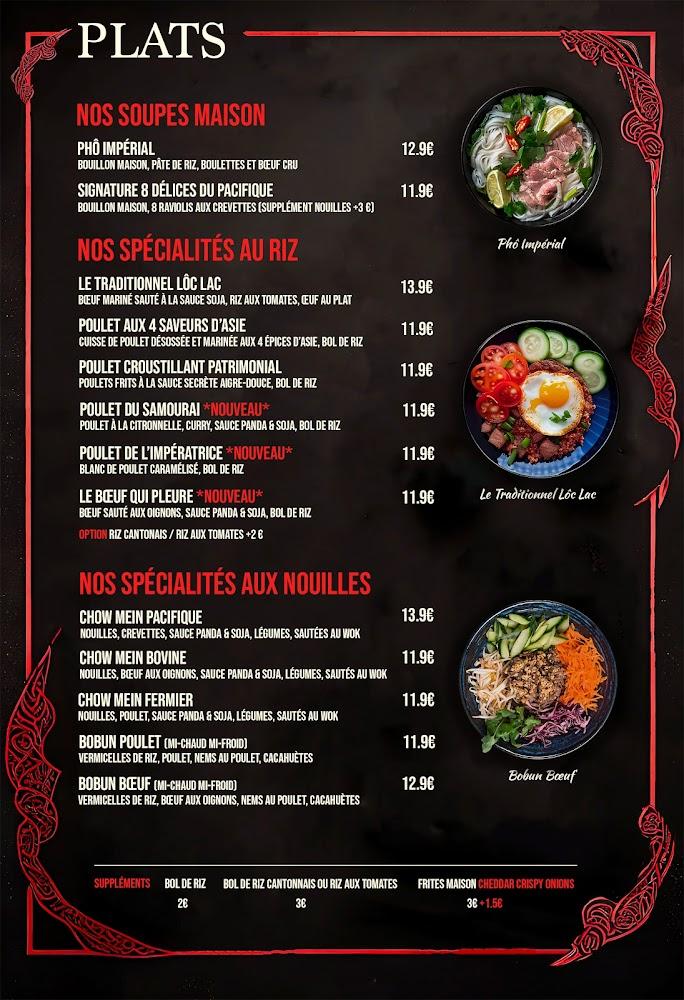 Restaurant Ô 888 - Menu Image 2